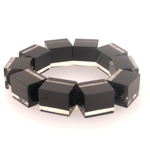 Bracelet Black - Cube Size 4 (M)
