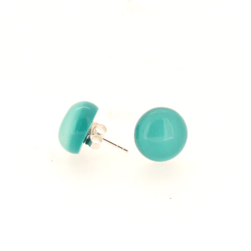Earrings Round Turquoise - Stud (Ø 1.2cm)