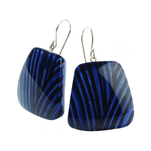 Earrings Blue (26mm Tall)