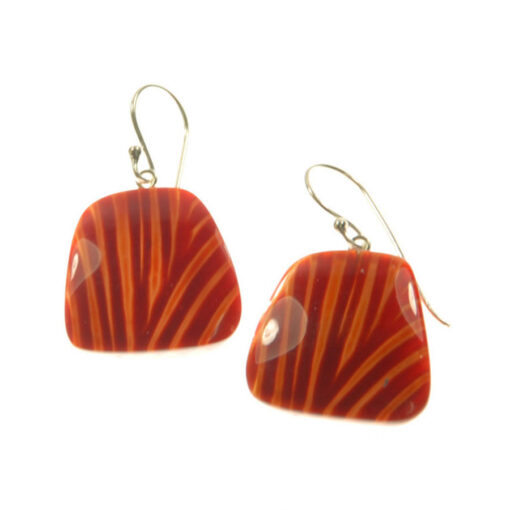 Earrings Orange (20mm Tall)