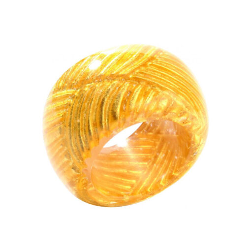 Ring 24K Gold Leaf (L)