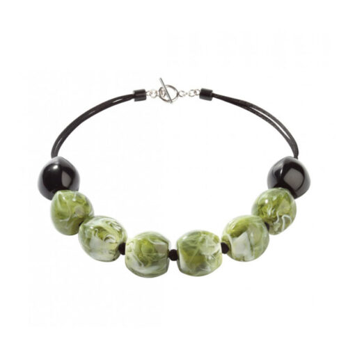 Necklace Green T-Bar (50cm)