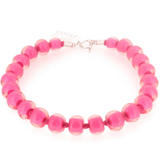 Necklace Pink T-Bar 52cm (Bead size 4)