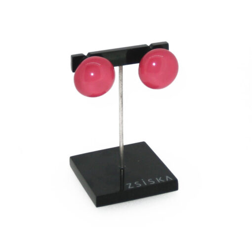 Earrings Round Pink - Stud (Ø 1.2cm)