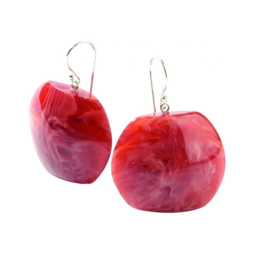 Earrings Red (Bead Size 1 - 35mm)