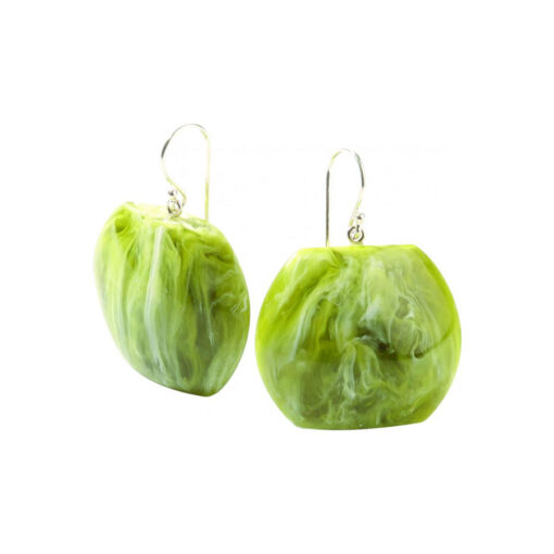 Earrings Green (30mm x 25mm)