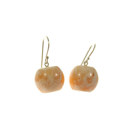 Earrings Cream (Bead size 4)