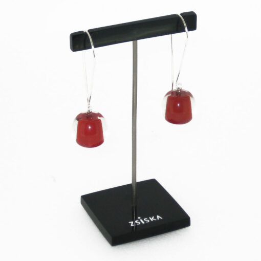 Earrings Ruby Bead size 5