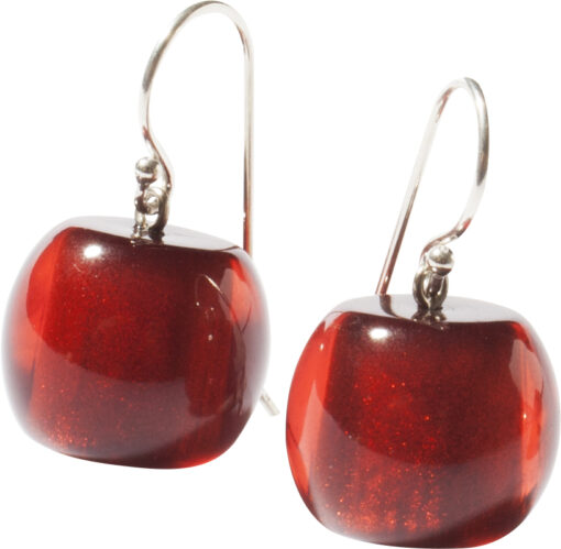 Earrings Ruby Bead size 5