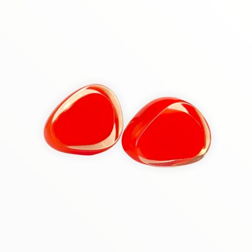 Earrings Stud Orange Melody (20mm Tall)