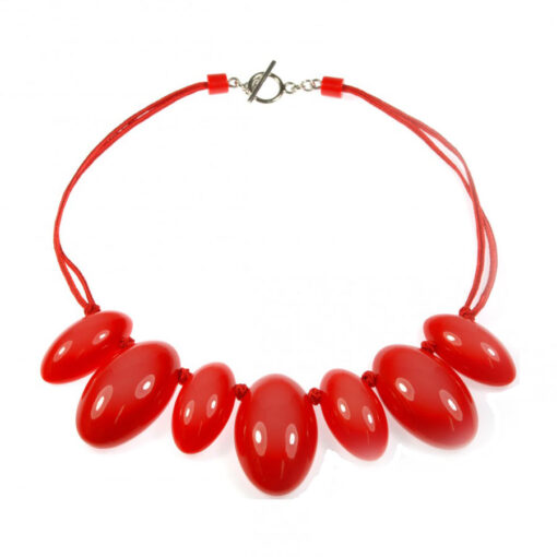 Necklace Red T-Bar (50cm)