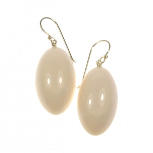 Earrings Ivory (30mm x 15mm)