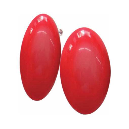 Earrings Red Studs (30mm x 15mm)