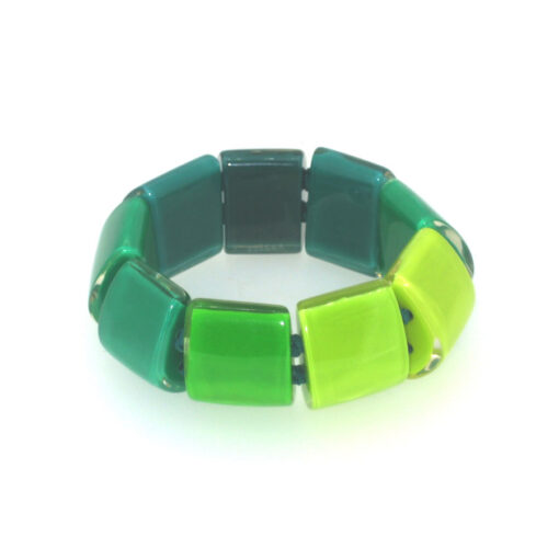 Bracelet Greens Melody - Elastic band (30mm High) (L)