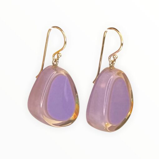Earrings Light Purple Melody (20mm Tall)