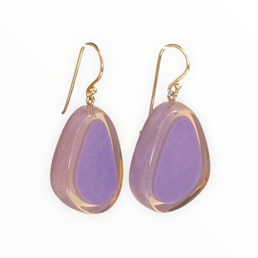 Earrings Light Purple Melody (30mm Tall)