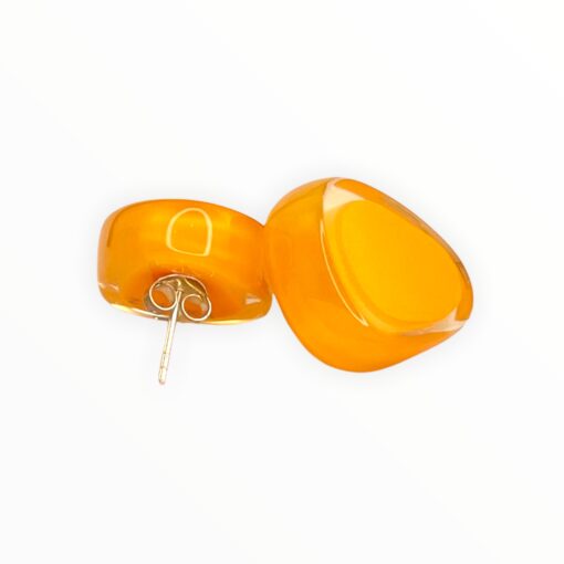 Earrings Stud Orange Melody (20mm Tall) - Image 2