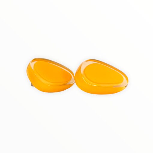 Earrings Orange Melody Clip (30mm Tall) - Image 2