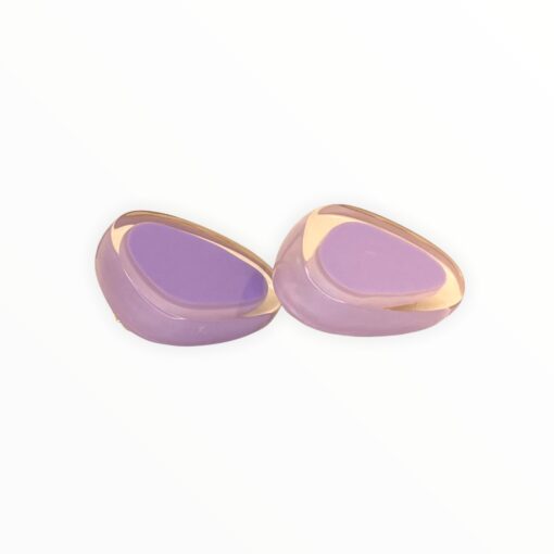 Earrings Light Purple Melody Clip (30mm Tall) - Image 2