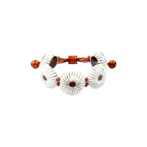 Bracelet Pure White - Elastic Band (25mm each) (M)