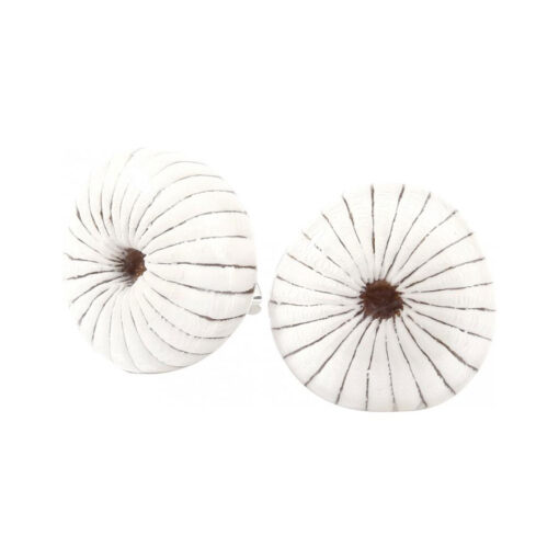Earrings Pure White - Clips (25mm)