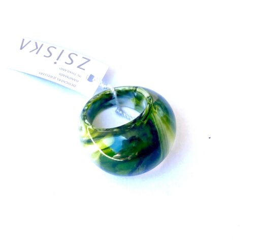 Ring Green Marble