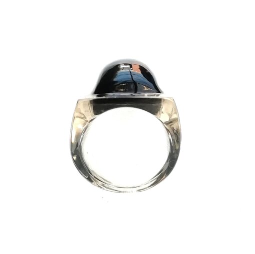 Ring Silver/Black (35mm x 18mm) - Image 4