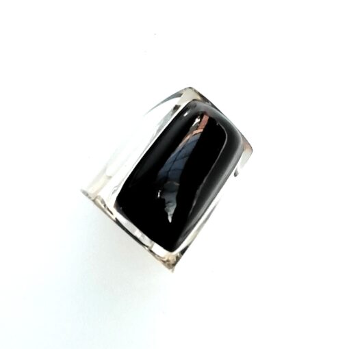 Ring Silver/Black (35mm x 18mm) - Image 2