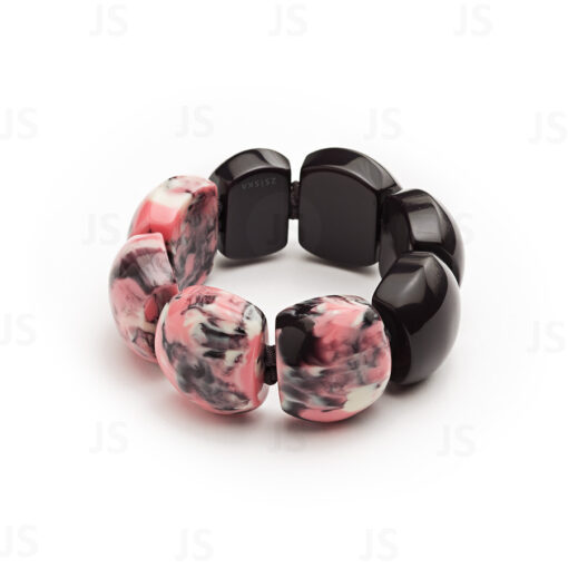 Bracelet Purple Elastic Band (M) - Bead Size 2