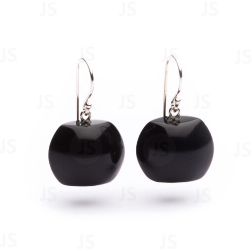 Earrings Matt Black (Bead size 4)