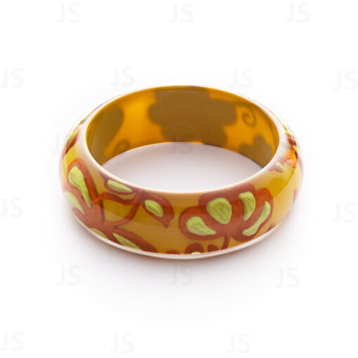 Bracelet Blossom Orange/Mustard (23mm Thick)