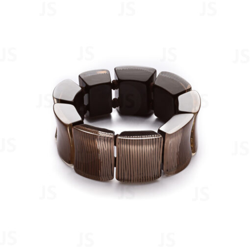 Bracelet Zilk Light to Dark Brown (Large)