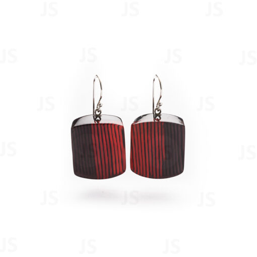 Earrings Zilk Red (25mm)