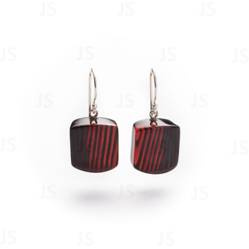 Earrings Zilk Red (15mm)