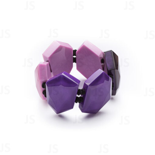 Bracelet Lavendar Combo - Elastic band (45 mm Thick) Size Large