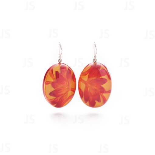 Earrings Red (33mm)