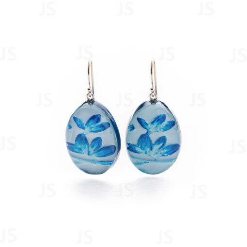 Earrings Blue (25mm)