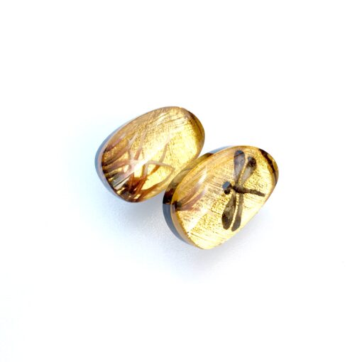 Earrings Studs Gold (23mm)