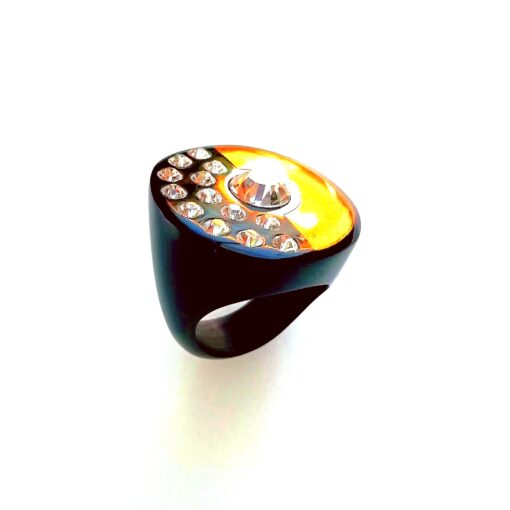Ring Brilliant Gold Black (L) - Image 4