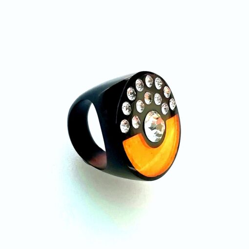 Ring Brilliant Gold Black (L) - Image 3
