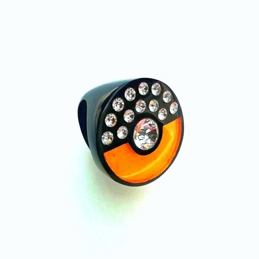 Ring Brilliant Gold Black (L) - Image 5