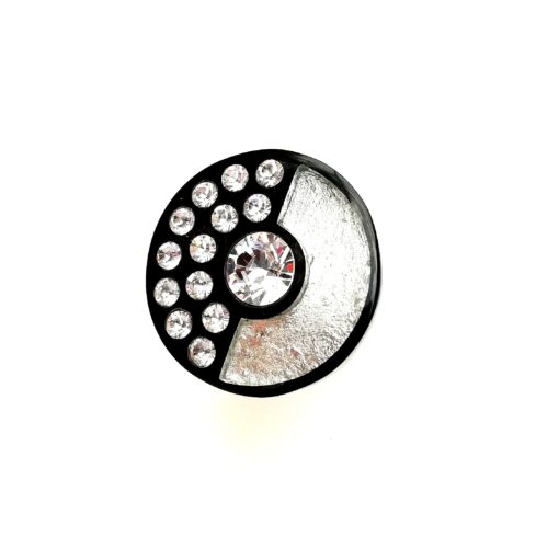 Ring Brilliant Silver Black (M) - Image 5