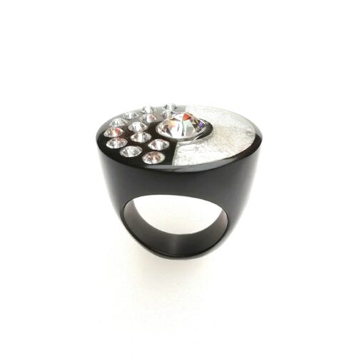 Ring Brilliant Silver Black (M) - Image 3