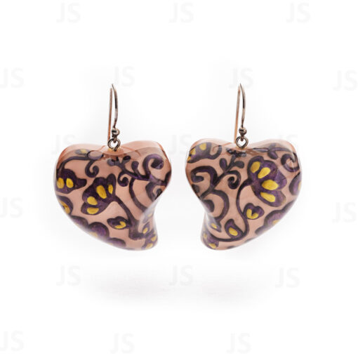 Earrings Blossom Pink/Purple (30 mm)