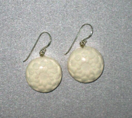 Earrings Lotus White (22 mm) - Image 6