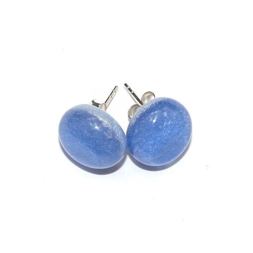Earrings Sky Blue - Stud (Ø 1.2cm)