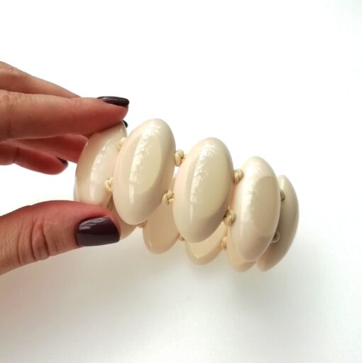 Bracelet White Elastic Band (L) - Image 2