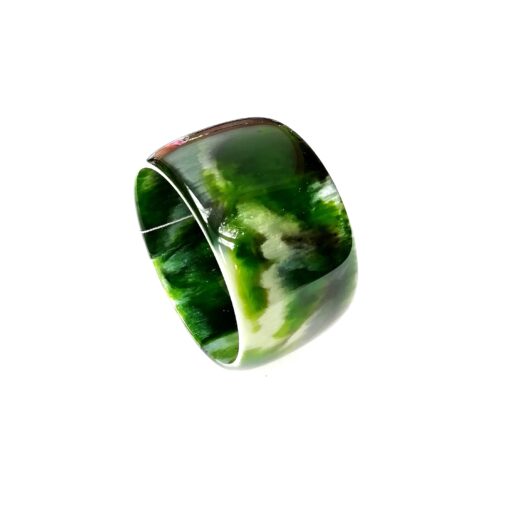 Bracelet Green Marble (45mm Width)