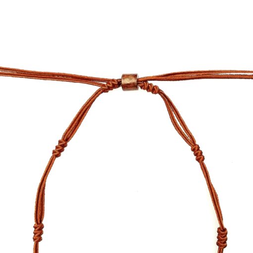 Necklace Light Bronze Bead Size 1 (Adjustable) - Image 2