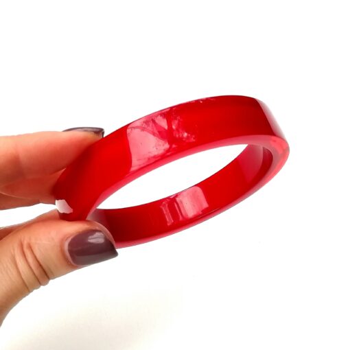 Bracelet Red Flat (Width 15mm ) - Image 5